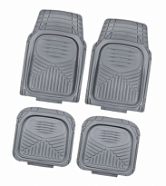 Коврик салона SKYWAY Rain-7 4пр. Полиуретановый Серый (п:73*51см,з:47*50см)